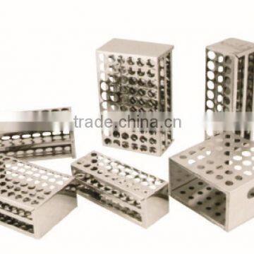 MK03-745 Hospital Surgical Medical Stainless Steel Medical Hollow Ware Instruments Test Tube Rack