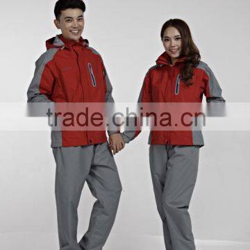 import material high tech rain jacket waterproof coat manufacturers