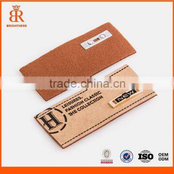 Custom High Quality Leather Patches Garment Label for Clothing photo-1