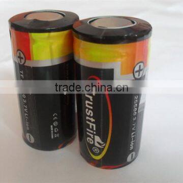 TrustFire 25500 4000mAh 3.7V rechargeable battery protected(2PCS)