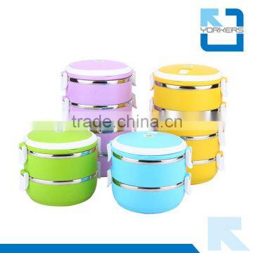 304 stainless steel 4 layer free combination wholesale thermos bento lunch boxes