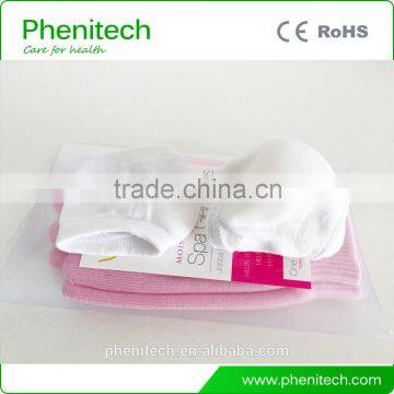 Low price moisturing cracked foot care gel ankle socks