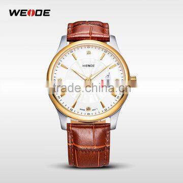 Most popular China online shopping women leather couple lover wrist watch