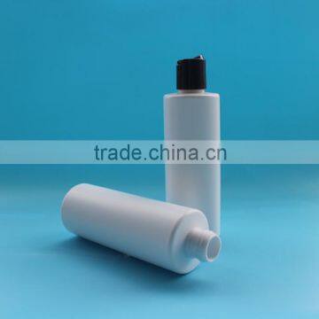 250ml White Flat Shoulder HDPE Bottle With Disc Top Cap, PE Bottle photo-2