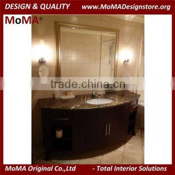 Top Quality 5 Star Hotel Bathroom Vanity/Hotel Bathroom Cabinet