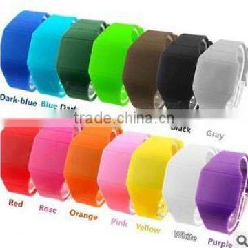 fashion silicone fancy bracelet watch promotional cheap touch screen led watch digital wristwatch