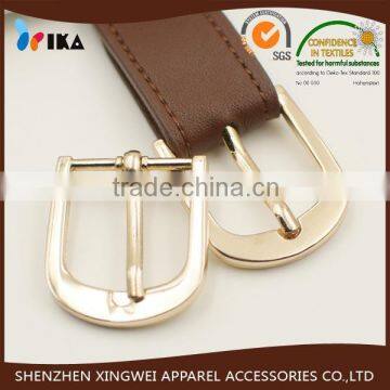 light golden zinc alloy metal pin buckle for watch