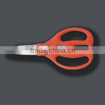 Red Handle For Kitchen Scissors Fashion With Nut Cracker