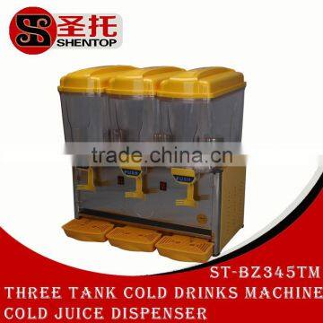 ShenTop ST-BZ345TM Commercial Three Tank Cold and Hot Drinks Making Machine Cold and Hot Juice Dispenser Beverage Maker