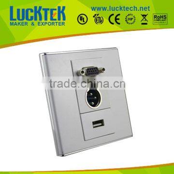 Integrated module type usb wall face plate 86*86