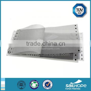 Economic hot sale continuous form pin mailer payslip paper