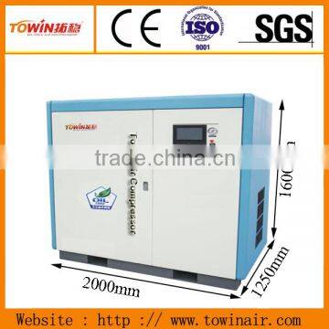 75KW 100HP Shanghai oil free screw compressor for electronics