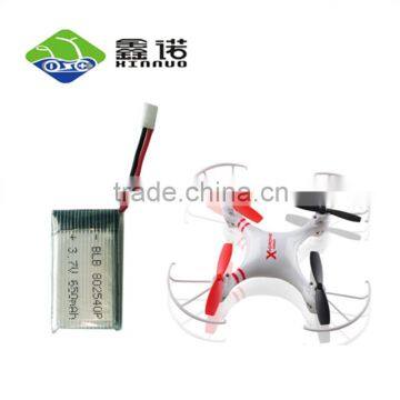 3.7V 650mah telecontrolled aircraft polymer battery