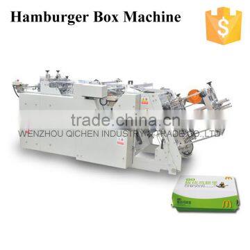 Glue Sealing Take Away Food Box Making Machine