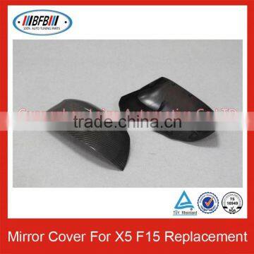 F15 Replacement Mirror Cover Carbon Review Mirror Cover For X5 2014+