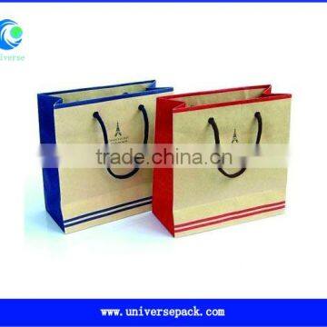 Export Custom Rope Handle Paper Bag Simple Logo Printed Hot Selling Bags