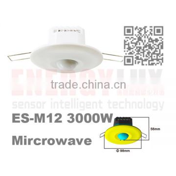 ES-M12 360 degree ceiling mount microwave motion sensor