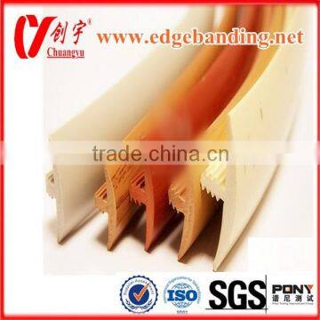 T types edge banding pvc profiles for office furniture