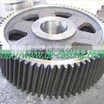 2015 Alibaba hot sale Guanzhou casting foundry OEM&customized steel casting parts steel precision small gear wheel