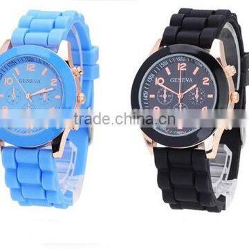 Multicolor Ladies Watch Band Geneva Sport Watch Stainless Steel Quartz in High Quality photo-4