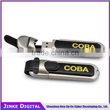 Special Unique Oem 16gb Black Leather Usb Flash Drive photo-2