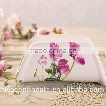 Ceramic porcelain tissue napkin holder