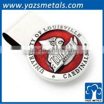 Pewter University of Louisville Cardinals Money Clip