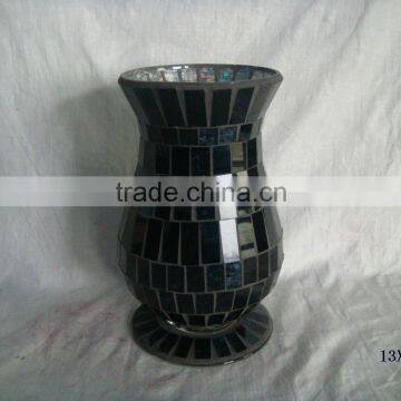 MOSAIC GLASS VASE IN D 15 X H 27 CM