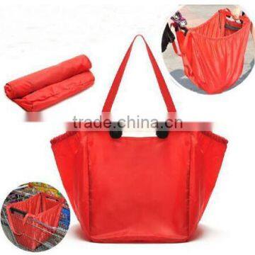 Large Capacity Foldable Supermarket Cart Bag Trolley Shopping Bag Easy Bag for Supermarket Trolley