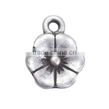 New Arrival 1000PC Zinc Alloy Flower Design Jewelry Charm For Necklace And Bracelet