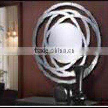 Round shape wall mirror