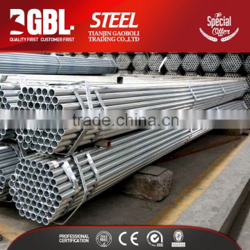 Greenhouse hollow structurel galvanized welded lightweight steel tubing