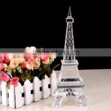 Beautiful Eiffel Tower Crystal Building Model Souvenir