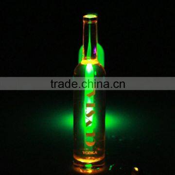 Glass bottle unique shaped bottles LED bottle with smart lighting