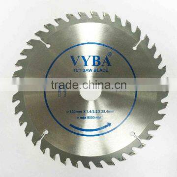 180x1.4/2.2x25.4mmx40z Power tools parts type tungsten carbide tip circular saw blade for wood