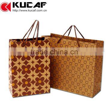 Custom Made Luxury Gold Color Paper Bags photo-2