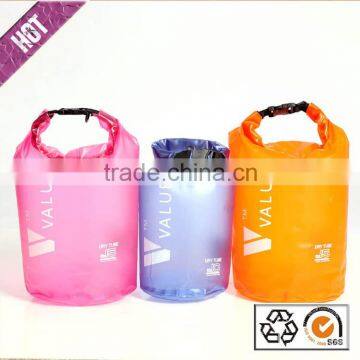Outdoor Sports Waterprooof Bag PVC Dry Bags Cheap Custom Logo Camping Bag