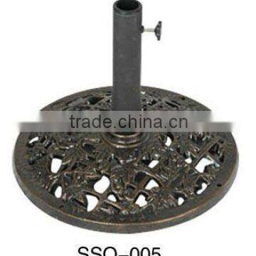 Umbrella Base:SSO-005 Outdoor Cast Iron Umbrella Base