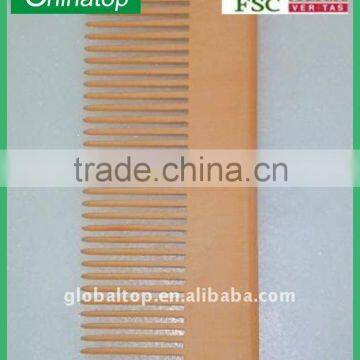 natural wide teeth wooden hair comb, hair brush WHC031