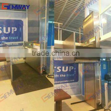 Latest Design Outdoor Vertical Handicap Wheelchair Platform Lift for Disabled