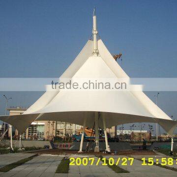 Taibei port Anti-typhoon Sail with PTFE tensile fabric architecture and membrane structure