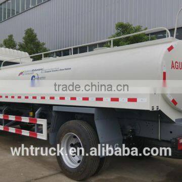 JAC 4X2 transportation water tanker truck LHD RHD 180hp water tank truck for sale