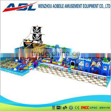 Kids Play Center Pirate Ship Playground Equipment With Ball Pits