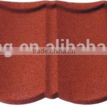 Popular Shingle Type Colorful Stone Metal Roof photo-3