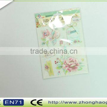 wholesale kraft paper sticker/promotional sticker printing