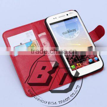 Wholesale Popular Flip Magnetic Wallet Leather Case With Card Slots For Wiko Stairway Leather Case Mobile Phone Case Cover photo-2