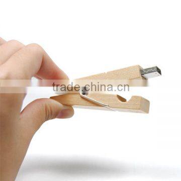 Low Price Wooden Clothespin USB Flash Drive, Custom Usb Wood 4gb, Wood Usb Flash 2.0 Memory photo-6