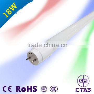 Competitive price G13 base glass and pc cover PF>0.9 1800lm led glass tube