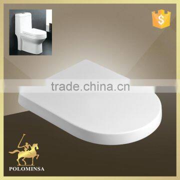 D Shape Top Fix Quick Release Soft Close Coupled Toilet Seat photo-3