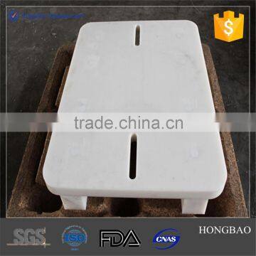 CNC machined high density polyethylene spacer, wear cushion block